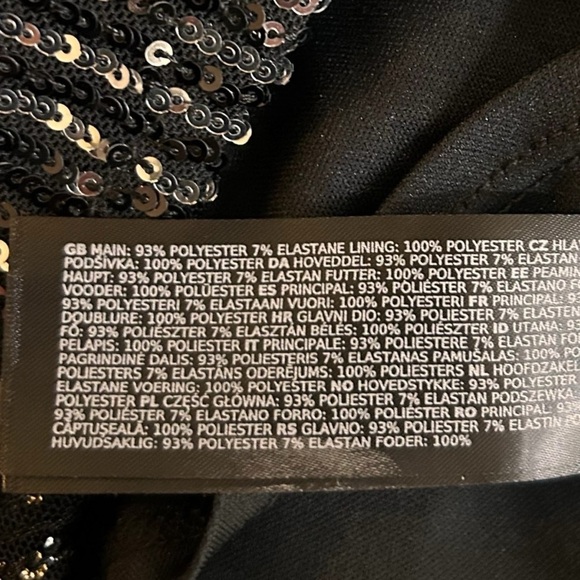 EVERNEW Raquel Sequin Tiered Skater Dress - Picture 11 of 13